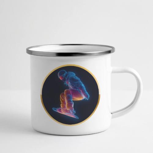 Snowboarding: Arctic Neon Leap - Camper Mug