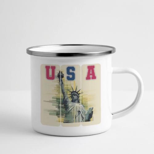 Art illustration of the Statue of Liberty - Camper Mug