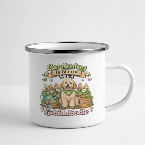 Gardening Is Better With A Goldendoodle - Camper Mug