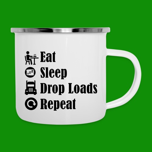 Eat Sleep Drop Loads Repeat - Camper Mug