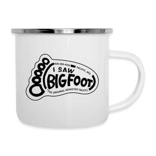 I Saw BIGFOOT (black) - Camper Mug