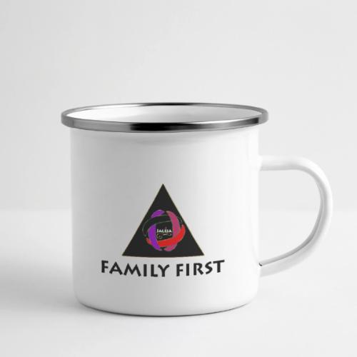 JALEJA FAMILY FIRST (BLACK PRINT) - Camper Mug