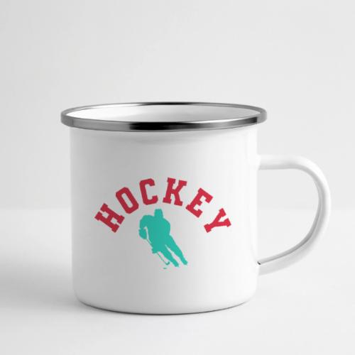 Hockey Player Silhouette - Camper Mug