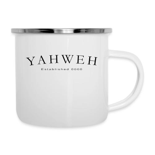 Yahweh Established 0000 in black - Camper Mug