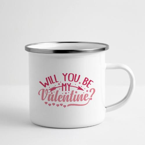 Will you be my Valentine #2 - Camper Mug