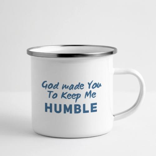 Christian Humility (blue) - Camper Mug
