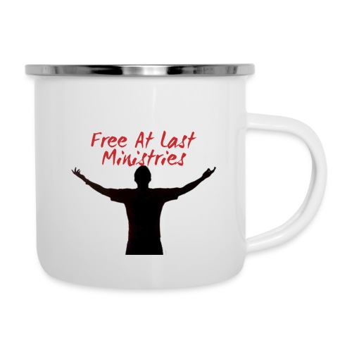 Free At Last Ministries Logo - Camper Mug