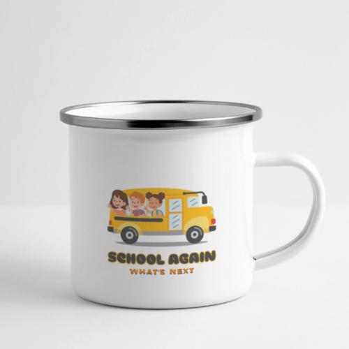 first day of school outfit- school again - Camper Mug