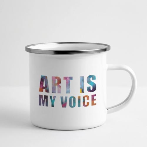 Art Is My Voice - Camper Mug