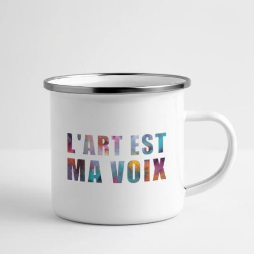 Art is my voice - Camper Mug