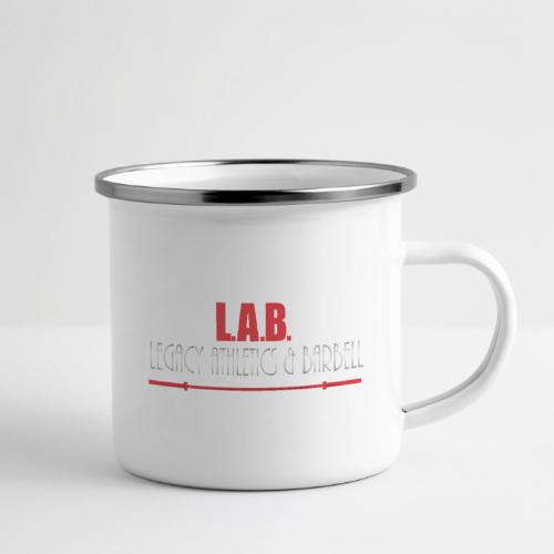 L A B Logo Standard Shirt Front - Camper Mug