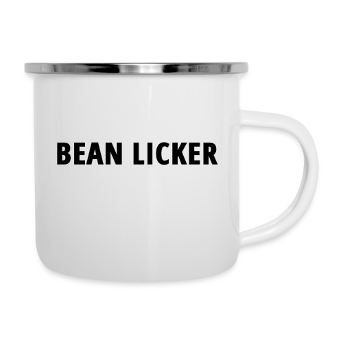 BEAN LICKER (in black letters) - Camper Mug