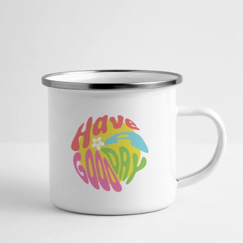 Groovy 'Have a Nice Day' Inspirational Sticker - Camper Mug