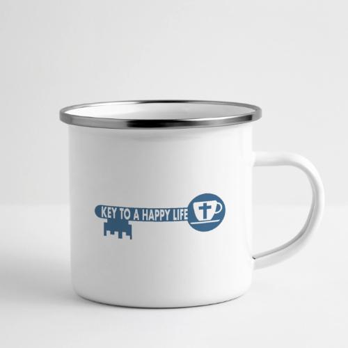 Jesus and Coffee the key to a happy life - Camper Mug
