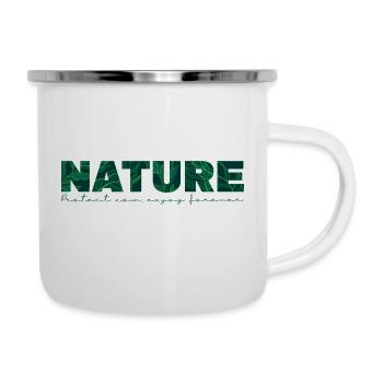 Nature Conservation T-Shirt - Camper Mug - white - Right