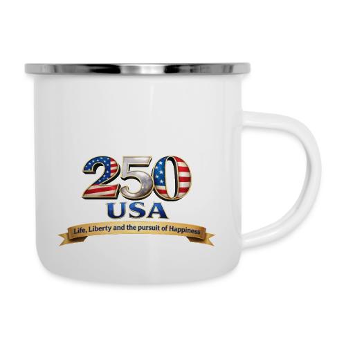 250 USA Liberty Banner - Camper Mug