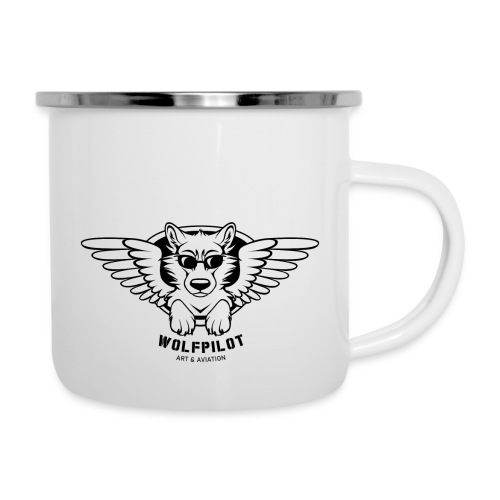 Wolfpilot Logo Black - Camper Mug
