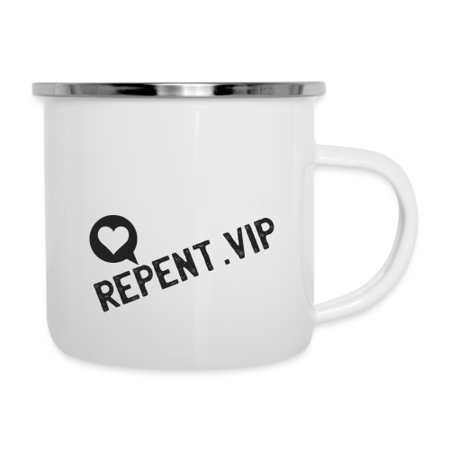 Repent in Black Stamped - Camper Mug