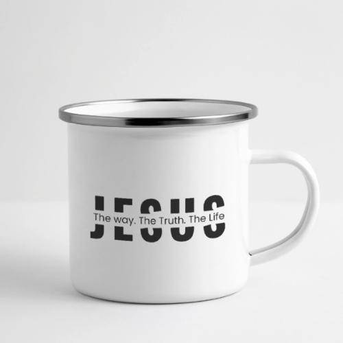 Jesus the Truth and the Life Bible Verse Merch - Camper Mug
