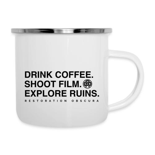Drink Coffee, Shoot Film, Explore Ruins - Camper Mug