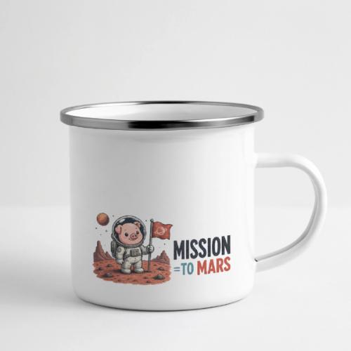 Mission To Mars Space Pig - Camper Mug