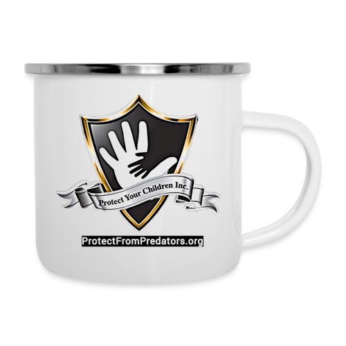 Protect Your Children Inc Shield and Website - Camper Mug