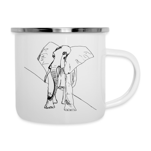 The leery elephant - Camper Mug