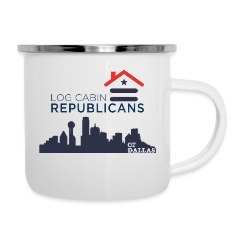 Log Cabin Republicans - Dallas Skyline - Camper Mug