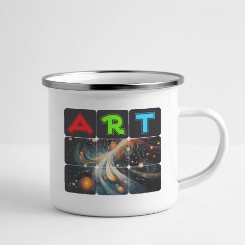 Swirls of Colorful Art - Camper Mug