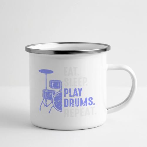 Eat Sleep Play Drums Repeat - Camper Mug