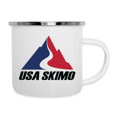 USA Skimo Logo - Stacked - Color - Camper Mug