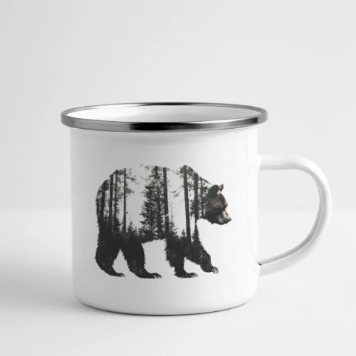 Evergreen Bear Silhouette - Camper Mug