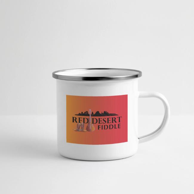 Red Desert Fiddle - Black Text Transfer Patch