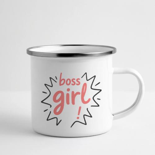Boss Girl Bold Feminist Statement - Camper Mug