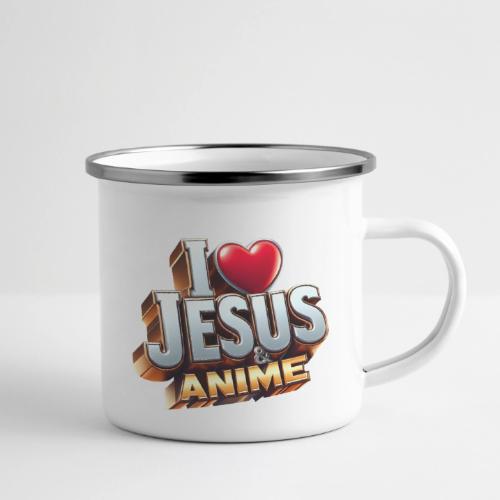 I Love Jesus & Anime - Camper Mug