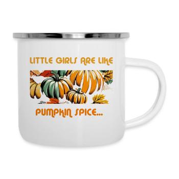 Girls Are Like Pumpkin Spice - Camper Mug - white - Right