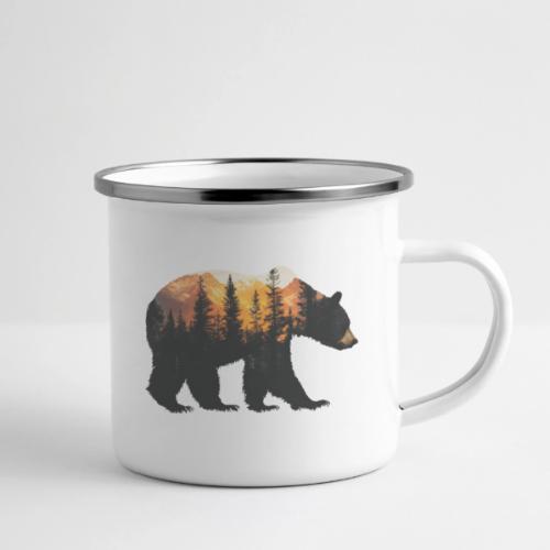 Bear: Sunset Guardian - Camper Mug