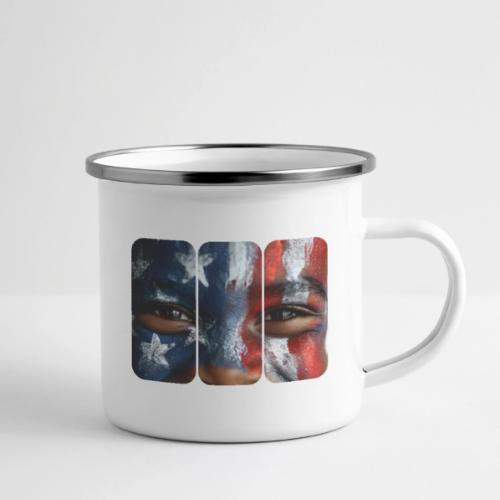 USA: Three Panels of Pride - Camper Mug