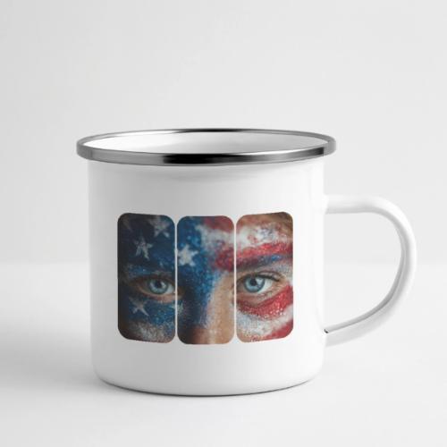 USA: Stars in Her Eyes - Camper Mug