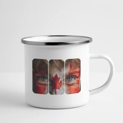 Canada: Maple Leaf Gaze - Camper Mug
