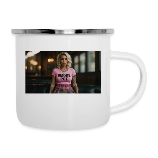 **Smoke Pot Pink Rebel Tee**