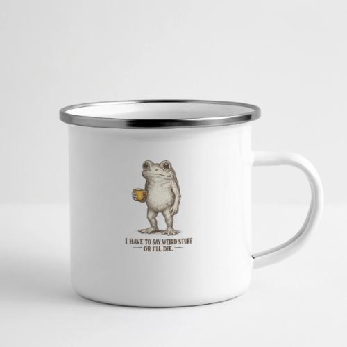 Weird Stuff Frog Coffee Humor - Camper Mug