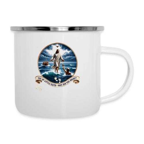 Walking On Water Faith T Shirt, Christian Miracle - Camper Mug