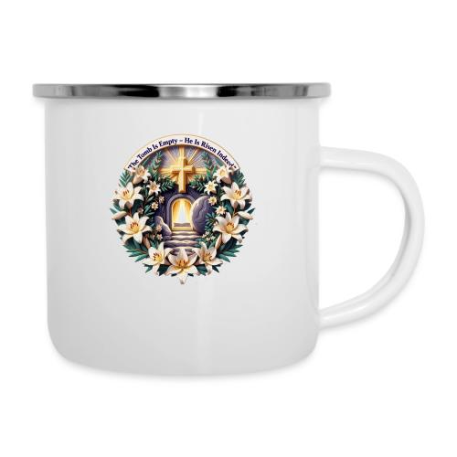 Easter The Tomb Is Empty T Shirt, Christian Gift - Camper Mug