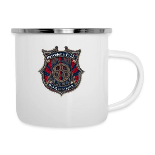 Barcelona Scarlet Pride T Shirt, Soccer City Gift - Camper Mug