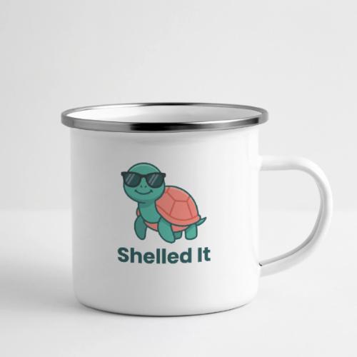 Funny Turtle Sunglasses Shelled It Cute Gift - Camper Mug