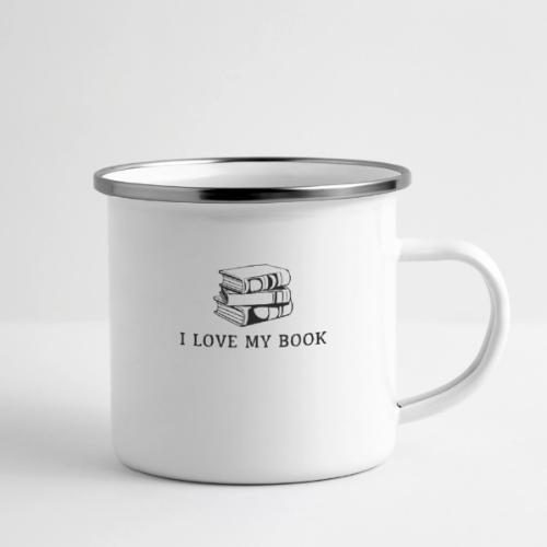 I love my book t-shirt - Camper Mug
