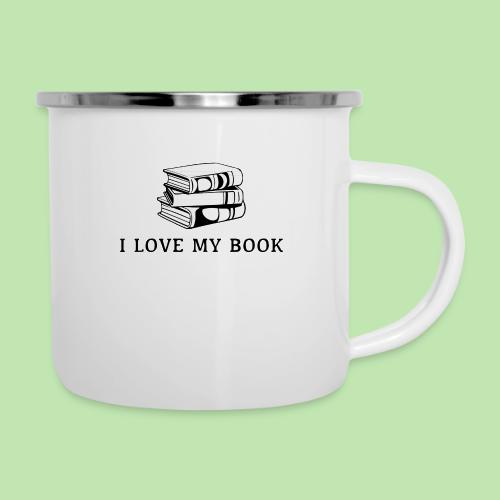 I love my book t-shirt - Camper Mug