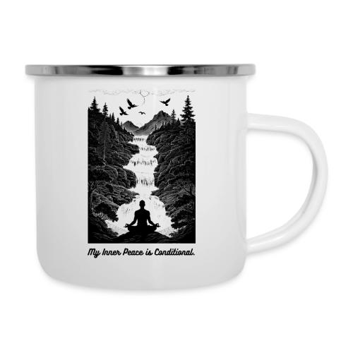 Conditional Inner Peace T-Shirt | Minimalist Zen - Camper Mug