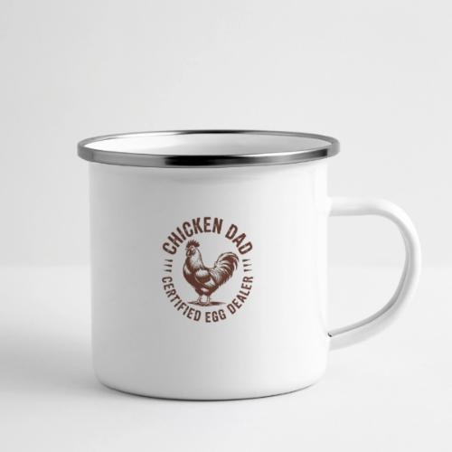 Chicken Dad – Certified Egg Dealer - Camper Mug